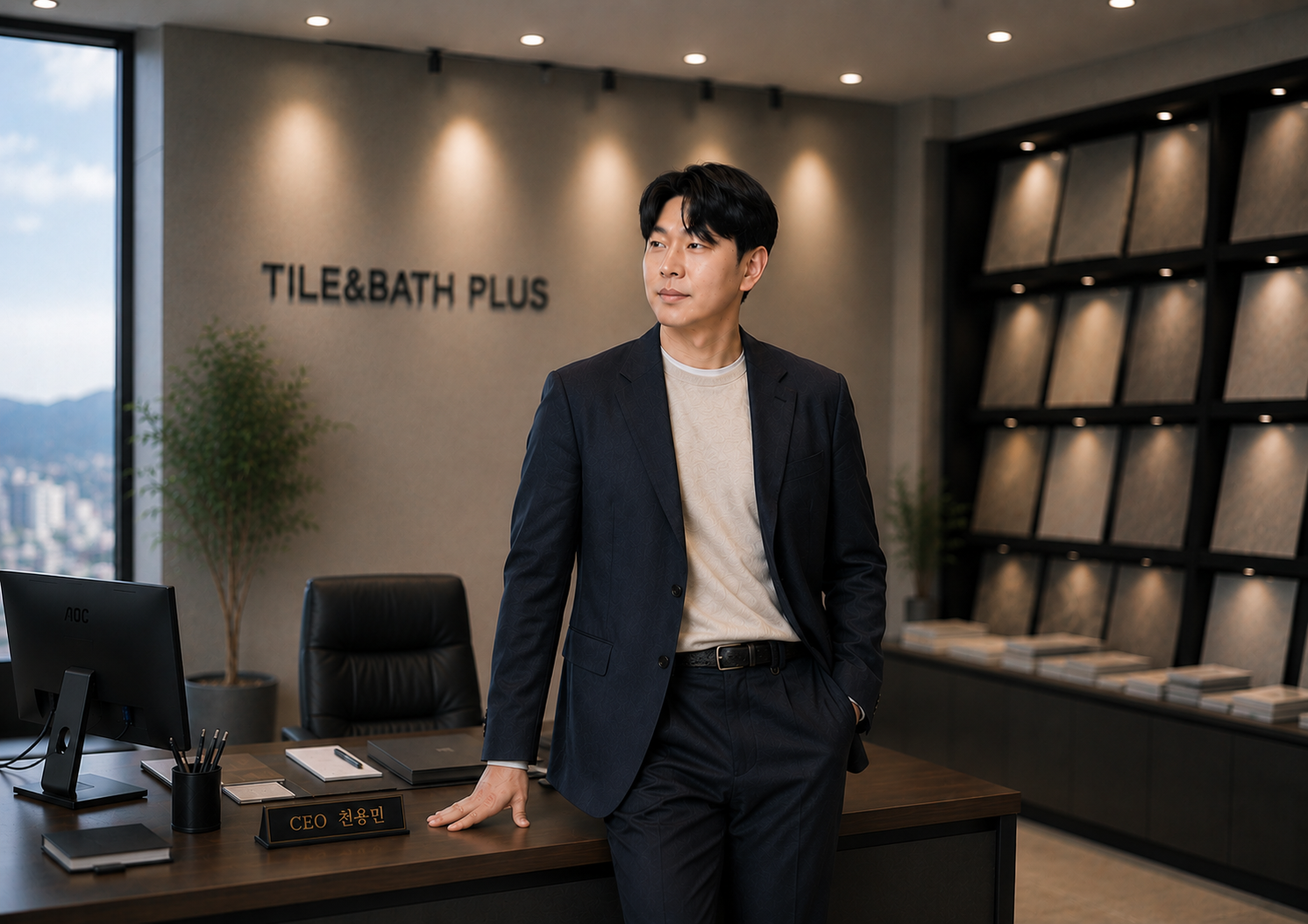㈜타일앤바스플러스 대표이사 천용민